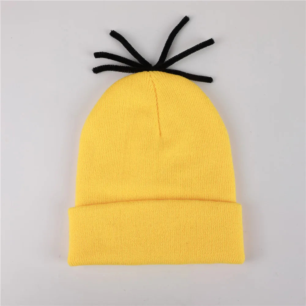 Minions Cosplay Unisex Beanie - Soft Knitted Winter Hat - Image 2