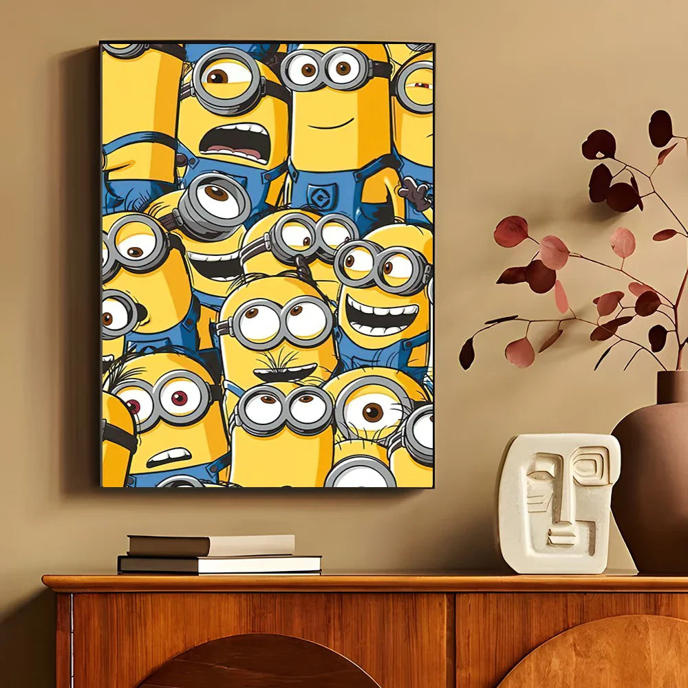 1pc Anime M-Minions Poster Self-Adhesive Art Sticker - Image 10