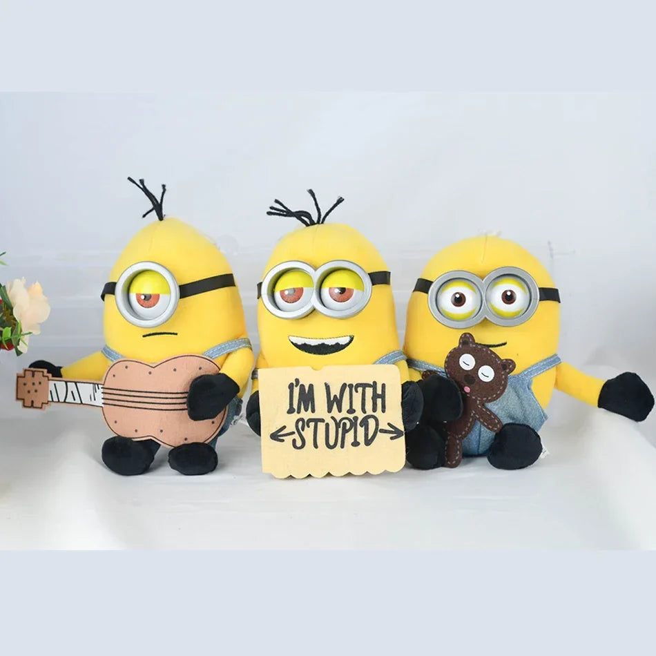 Minions 4 Plush Keychains – 12–22cm Kawaii Cartoon Dolls - Image 11