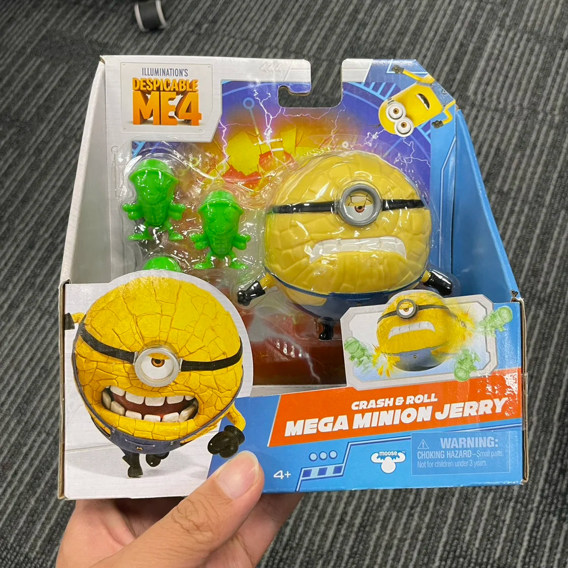 Minions Despicable Me 4 Crash Roll Mega Jerry Action Figure - Image 8