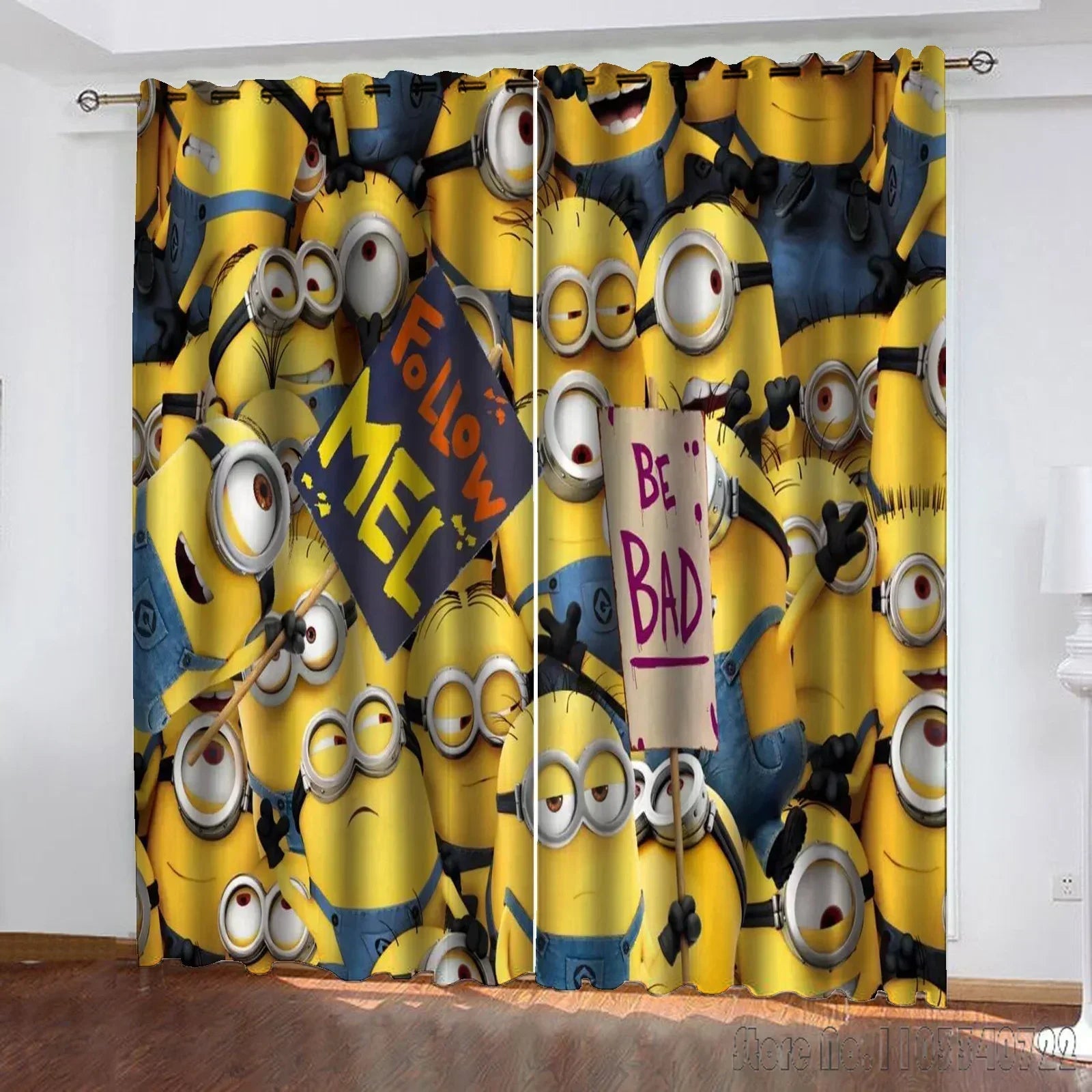 Minions 3D Blackout Curtains – Cartoon Window Decor for Kids’ Room - Image 12