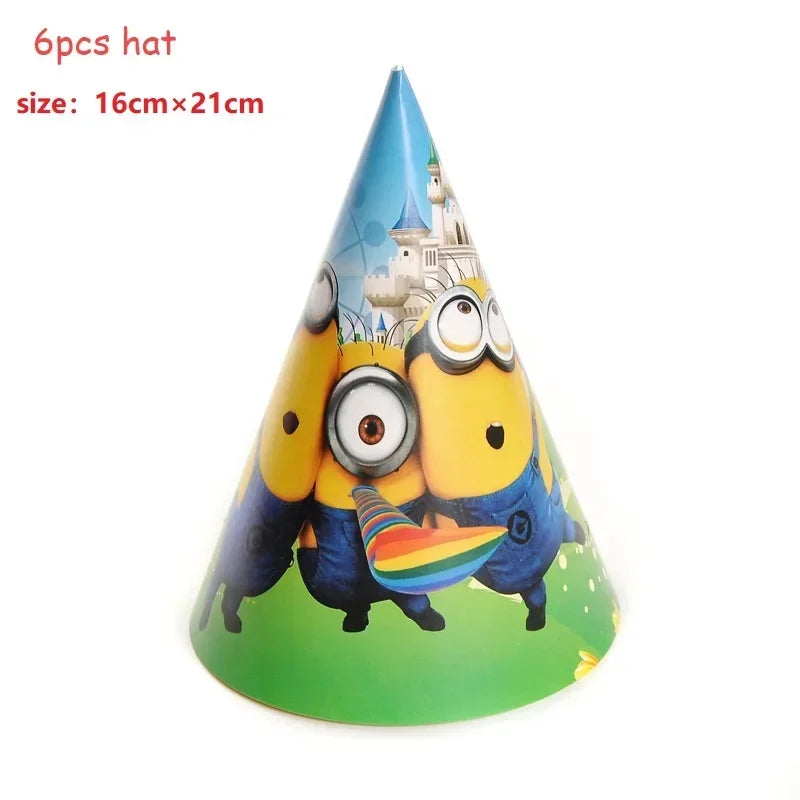 Miniso Minions Party Set – Disposable Cups, Plates & Straws - Image 23