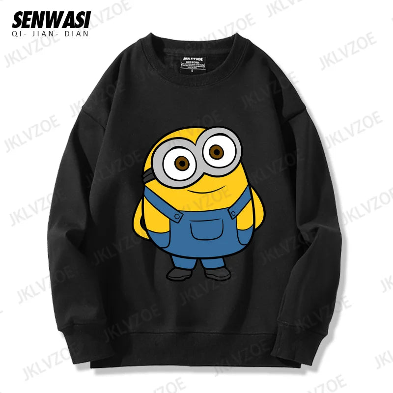 MINISO Minions Couple & Kids Hoodie – Autumn/Winter Edition - Image 16