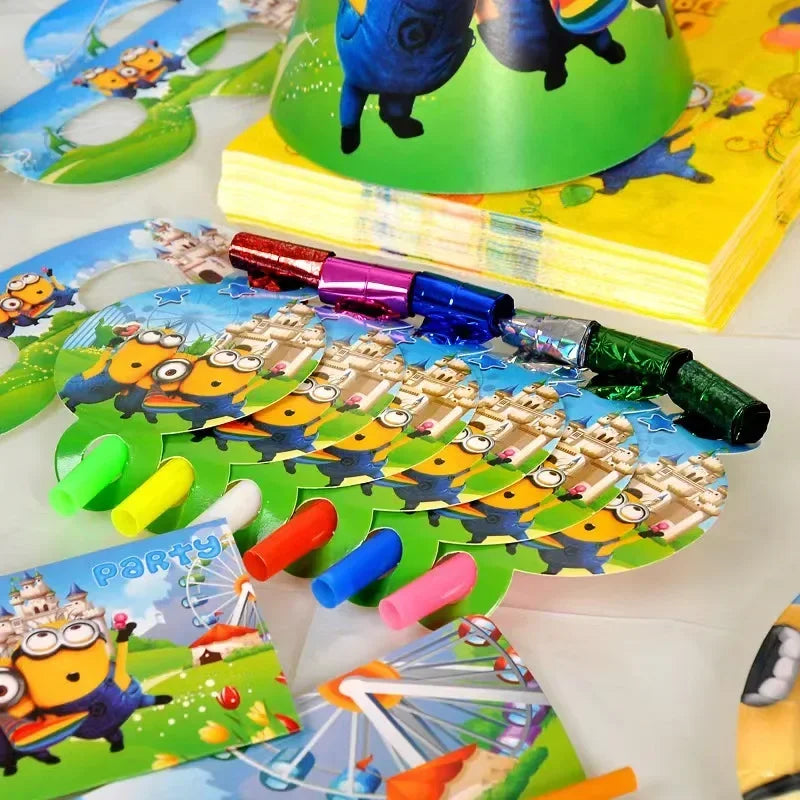 Miniso Minions Party Set – Disposable Cups, Plates & Straws - Image 21