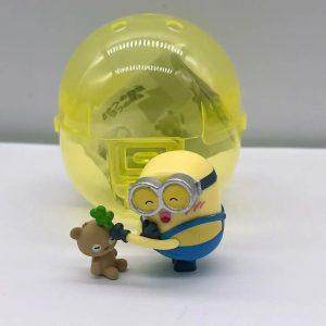 Takara Tomy Minions Action Figures – 3D Eye Kawaii Toys with Weapons