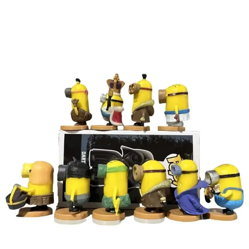 12Pcs/Set Kawaii Minions Anime Figure Toys - Image 2