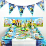 Miniso Minions Party Set – Disposable Cups, Plates & Straws
