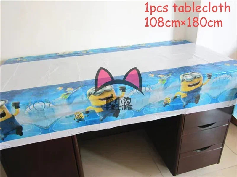 Miniso Minions Party Set – Disposable Cups, Plates & Straws - Image 19