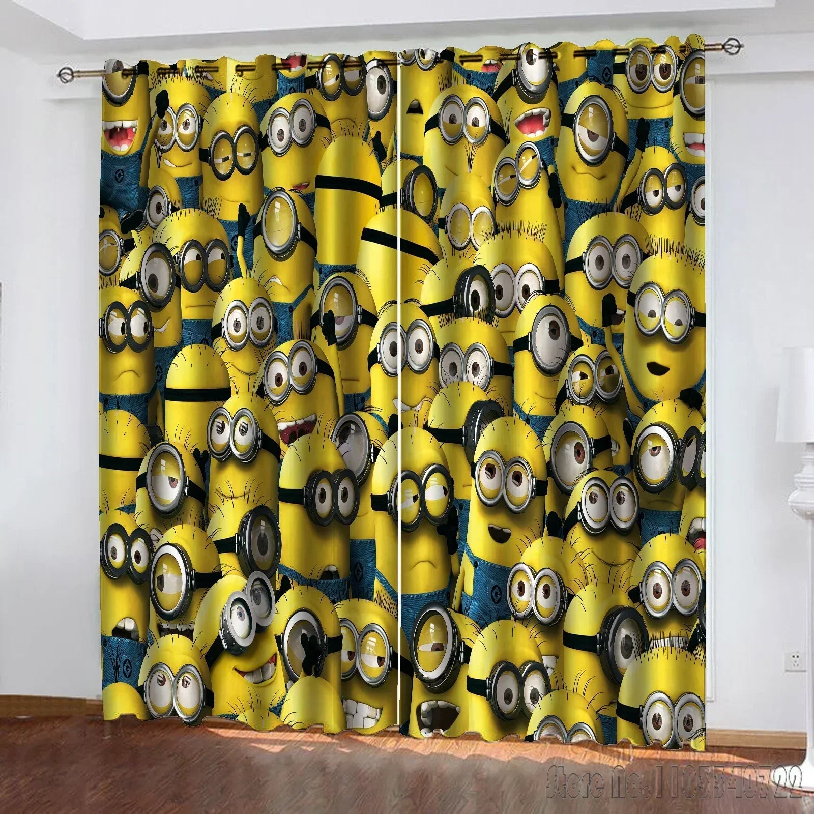 Minions 3D Blackout Curtains – Cartoon Window Decor for Kids’ Room - Image 7