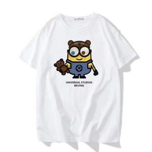 Kawaii Minions Oversized T-Shirt – Unisex Cotton Streetwear