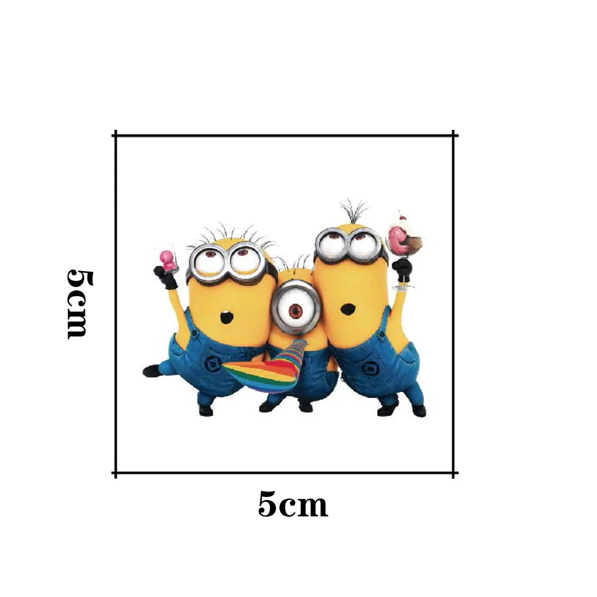 Minions Temporary Tattoo Set – 20pcs Cute Body Art Stickers for Kids & Parties - Image 5