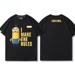 Minions Co-Branded T-Shirt – Loose Fit Cotton Tee for Men