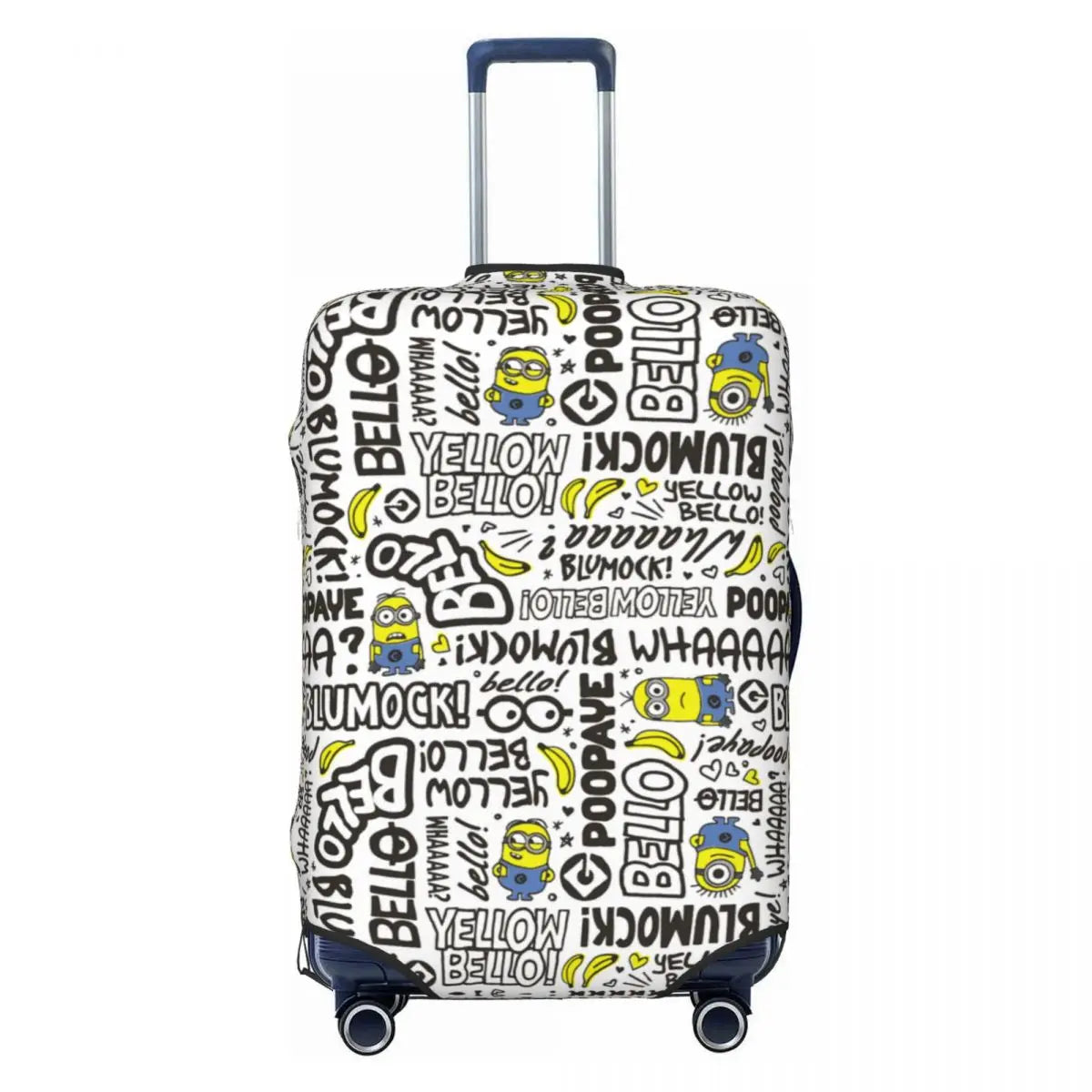 Custom Minions Luggage Cover – Washable Travel Suitcase Protector - Image 8