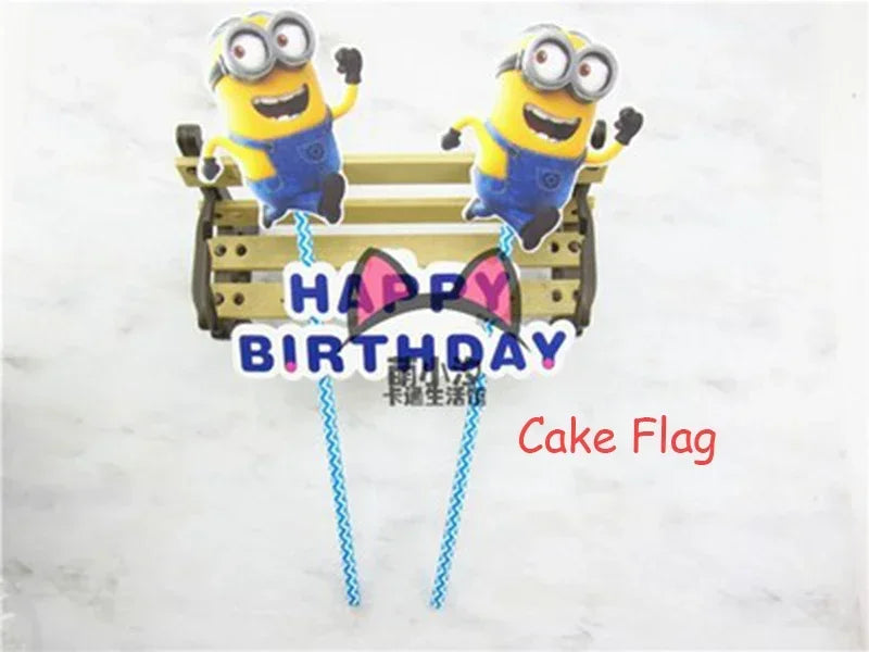 Miniso Minions Party Set – Disposable Cups, Plates & Straws - Image 27