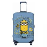 Custom Minions Luggage Cover – Washable Travel Suitcase Protector