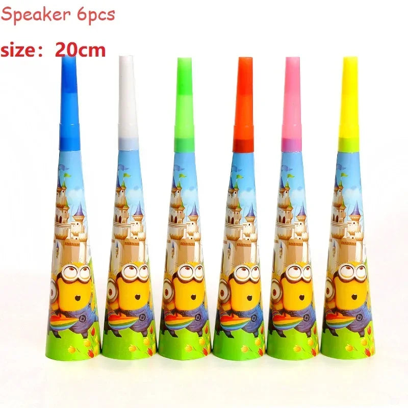 Miniso Minions Party Set – Disposable Cups, Plates & Straws - Image 25