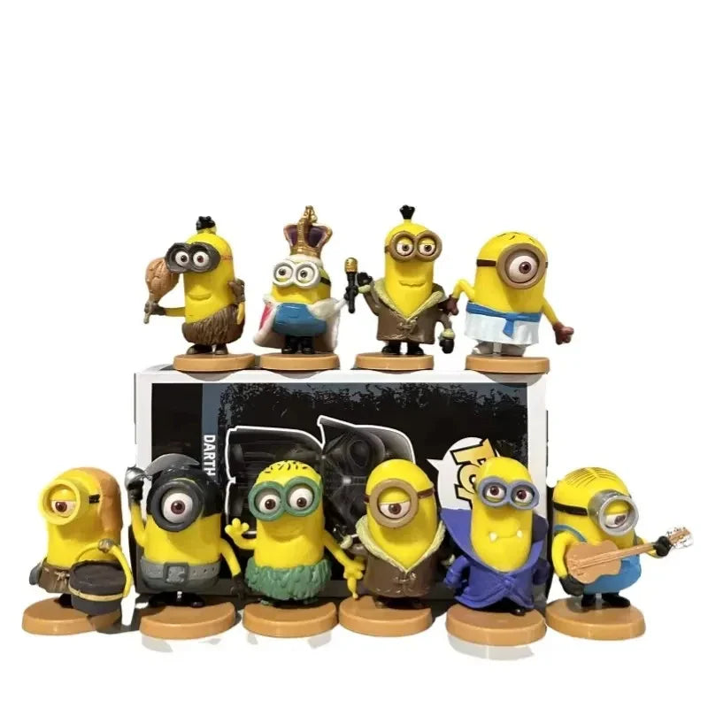 12Pcs/Set Kawaii Minions Anime Figure Toys - Image 4