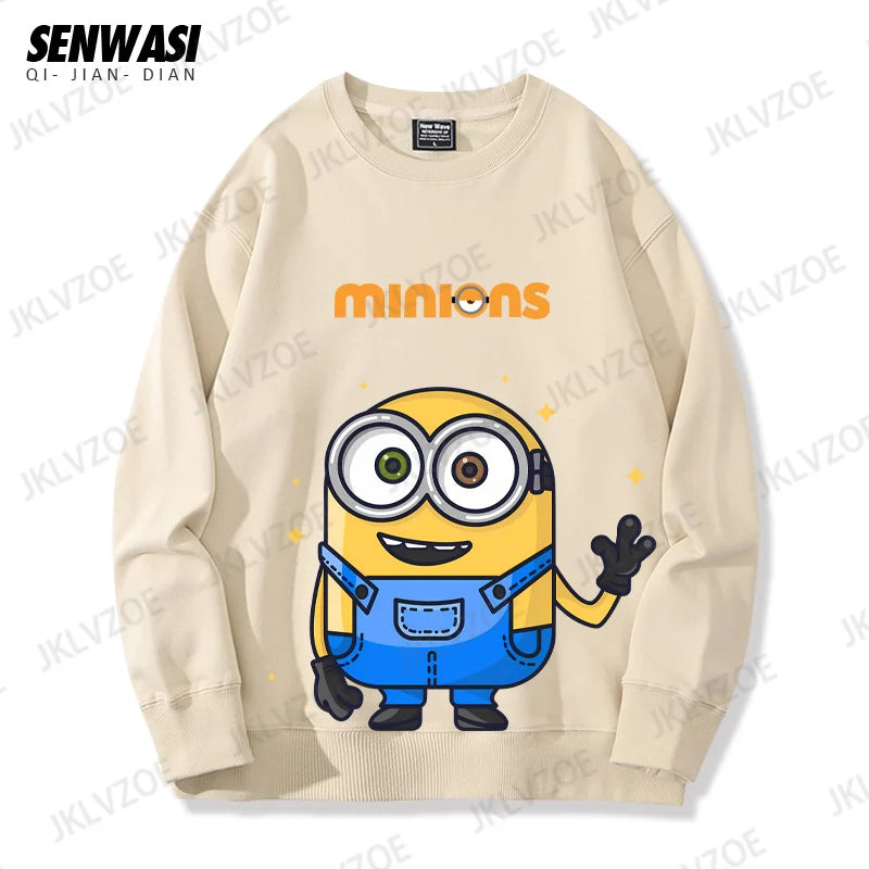 MINISO Minions Couple & Kids Hoodie – Autumn/Winter Edition - Image 7